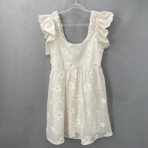B10 New In Mini Dress Womens Large Cottagecore Swiftie Folklore Milkmaid - Picture 1 of 7